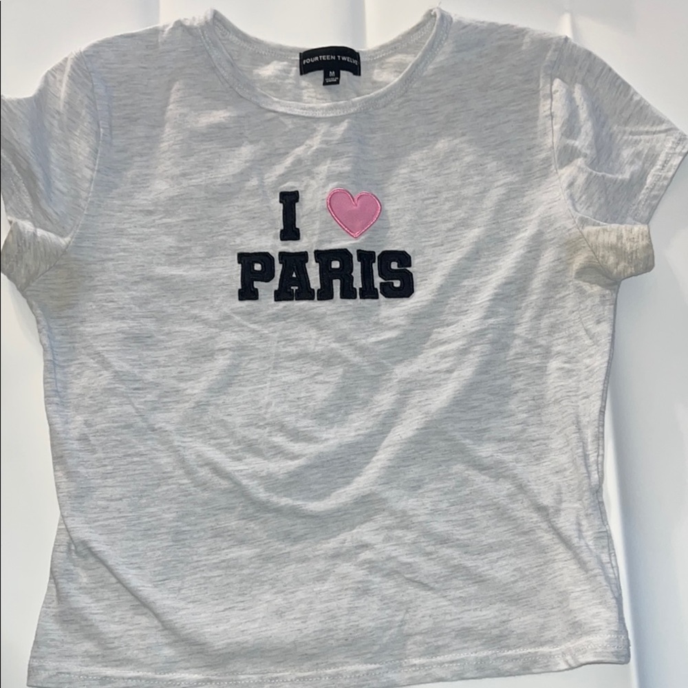 Paris Kids White T-Shirt